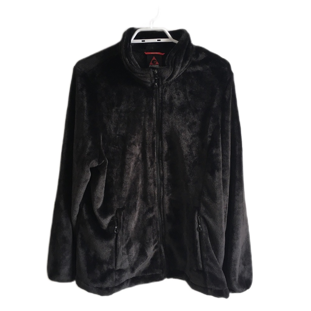 Gerry black full zip up jacket women size XL